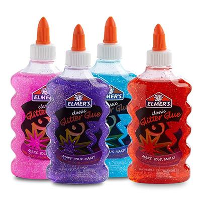 Elmer's Liquid Glitter Glue, Great For Making Slime, Washa
