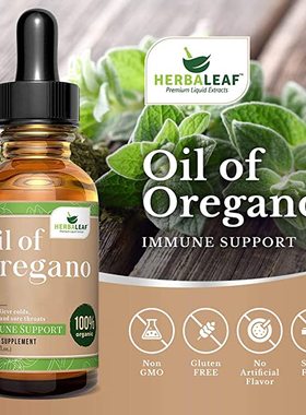 HerbaLeaf Oil of Oregano Immune Defense, Colds, Coug
