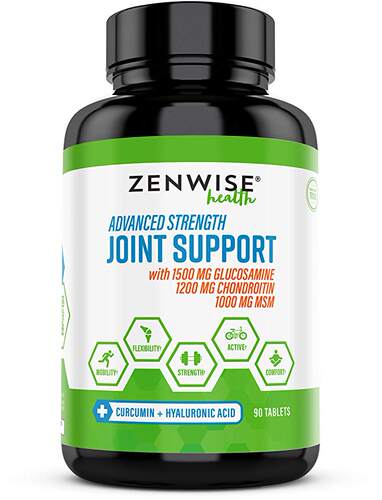 Glucosamine Sulfate Chondroitin MSM Curcumin - Extra Strengt