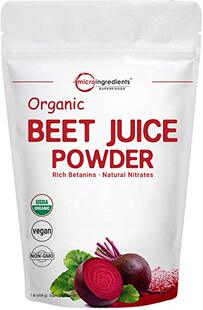 Organic Super Beet Root Juice Powder, 1 Pound, Natural Nitra