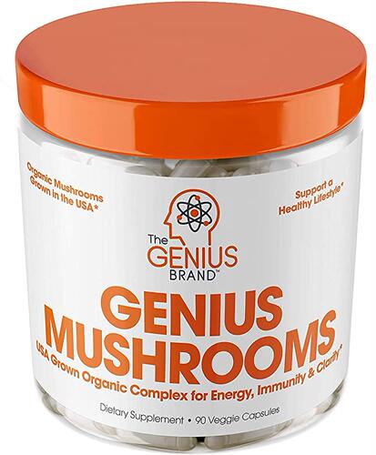 Genius Mushroom – Lions Mane, Cordyceps and Reishi – Immun