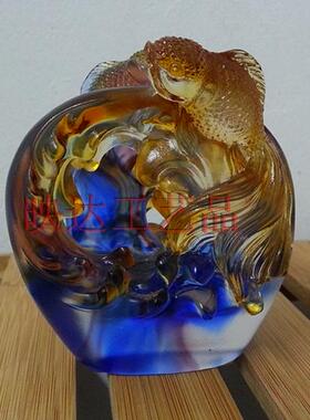 商务礼品招财高档琉璃桌面摆件