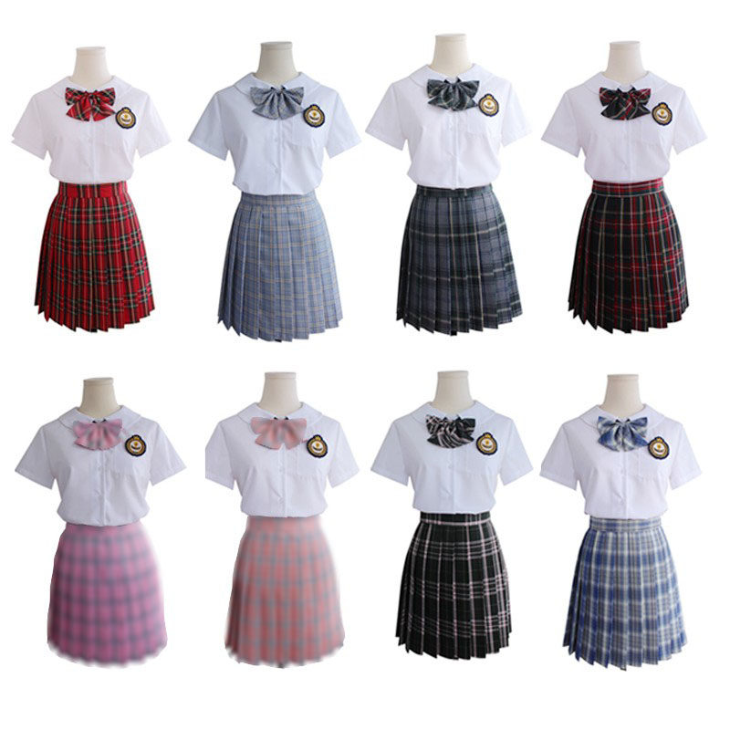 学生装班服高中生夏英伦学院风演出服表演服圆领校服JK制服闰密装