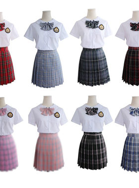 高中生英伦学院风圆领jk制服