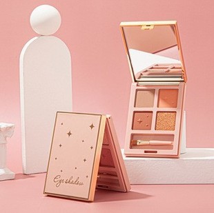 玛可安迪绚烂耀彩梦境眼影细闪珠光哑光大地色四色初学者眼影盘