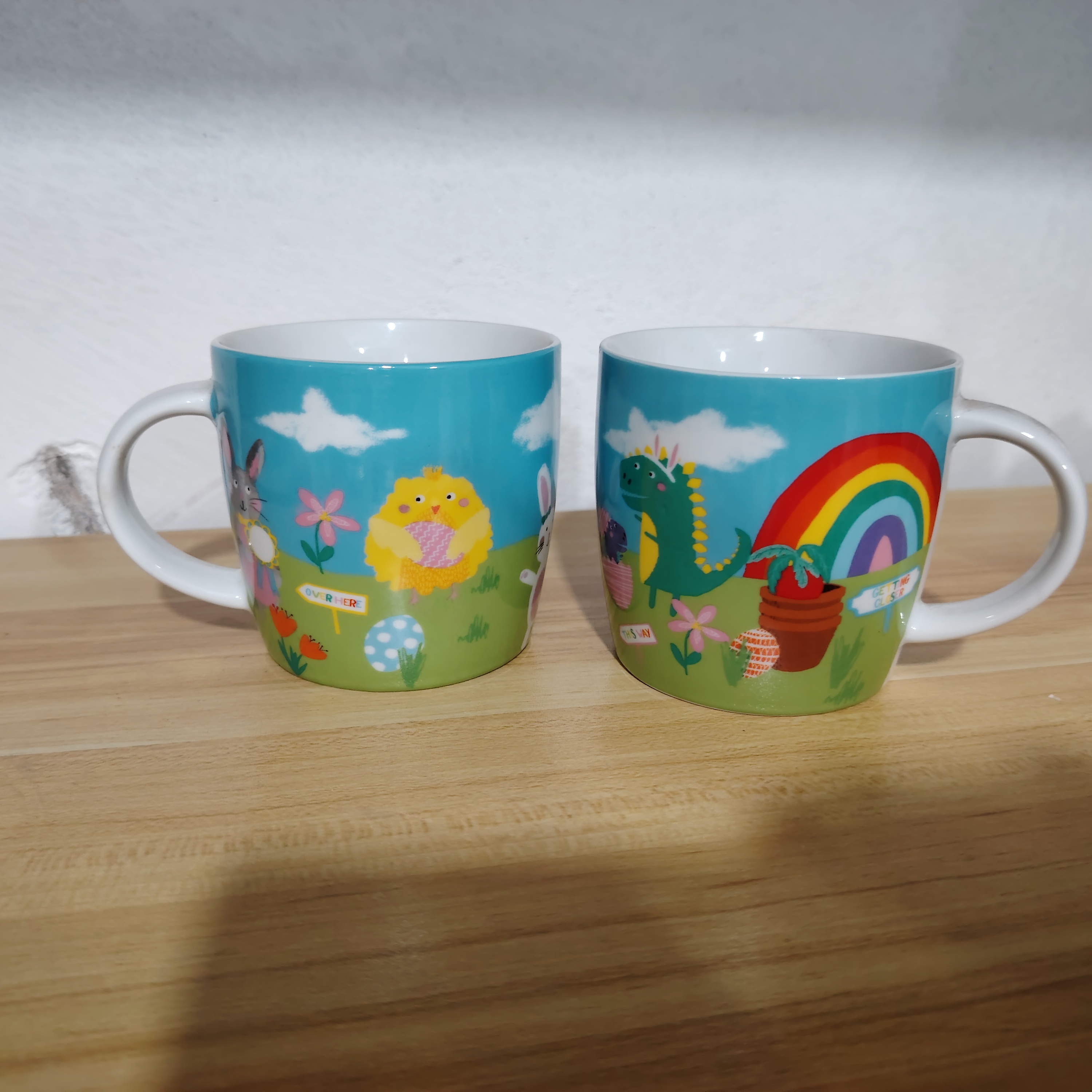 出口外贸马克杯 mug插画漫画咖啡茶水杯马克杯子礼盒卡通杯高温
