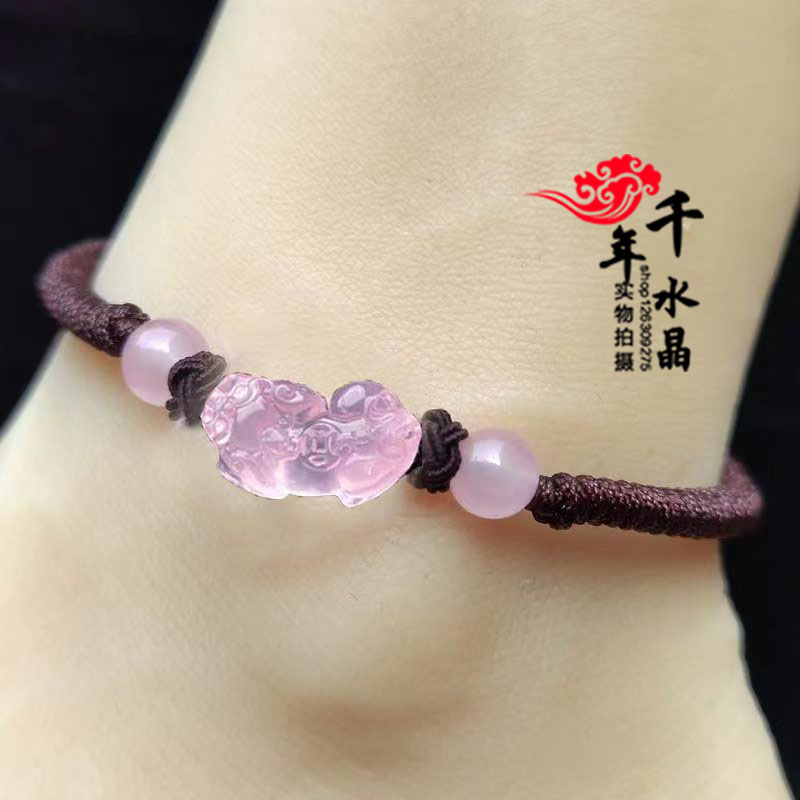 貔貅吊坠聚财皮丘脚链