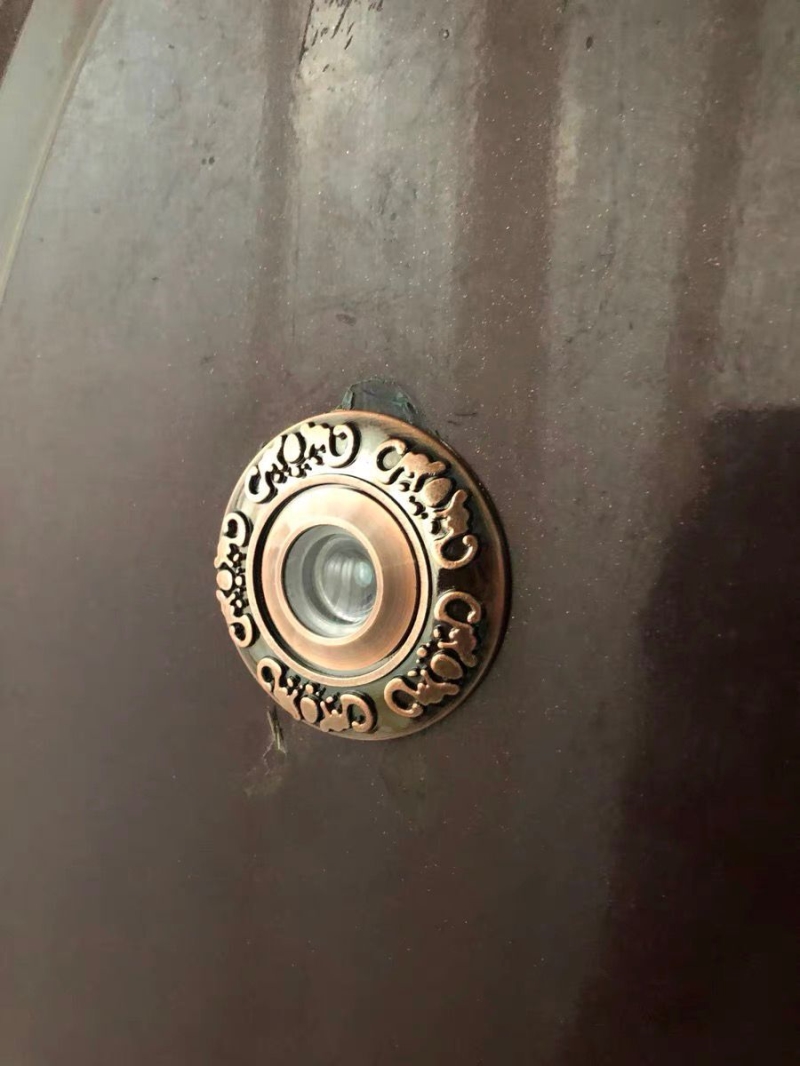 防盗门猫眼门镜通用堵孔二合一门铃家用门上猫眼摄像头监控防盗器