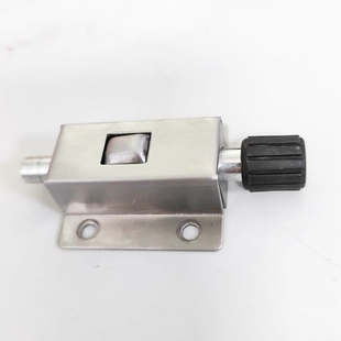 卫生间插销按钮式开关柜锁门闩防盗锁扣锌合金自动弹簧搭扣柜门