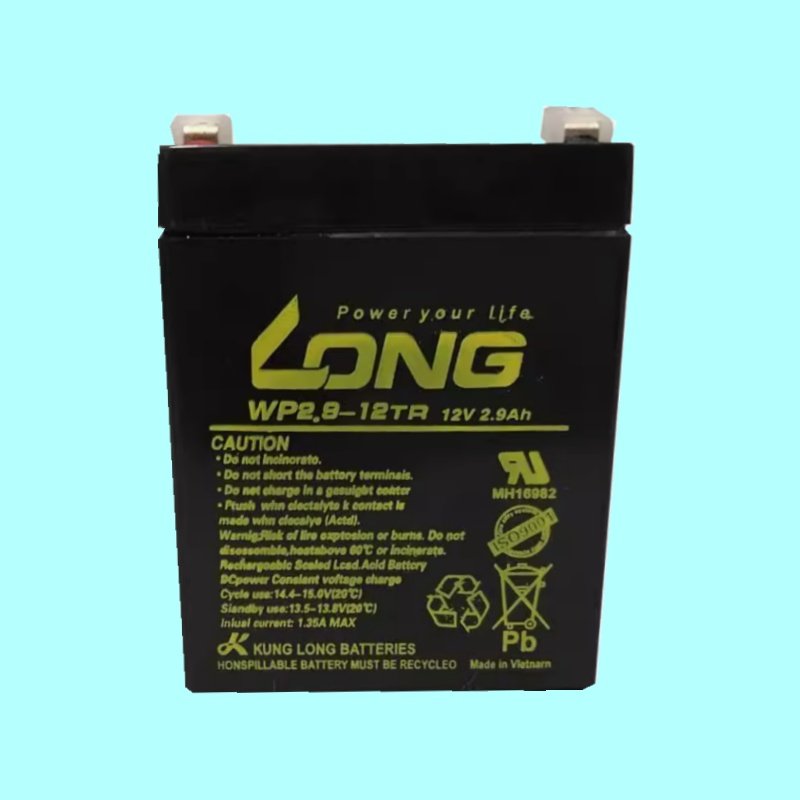 LONG广隆蓄电池WP2.9-12TR 12V2.9AH咪宝音响扩音器精密仪器专用