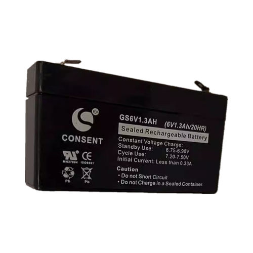 CONSENT光盛蓄电池GS6v1.3AH玩具车 电子称 音响 门禁 电梯考勤机