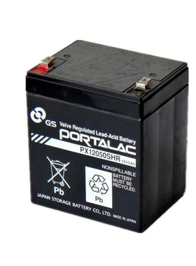 GS PORTALAC PX12050SHR 12V5AH精密仪器后备电源免维护蓄电池