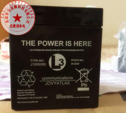 THE POWER IS HERE蓄电池TYPE-NO:J1005000 L3 STOCK-NO:24-2025