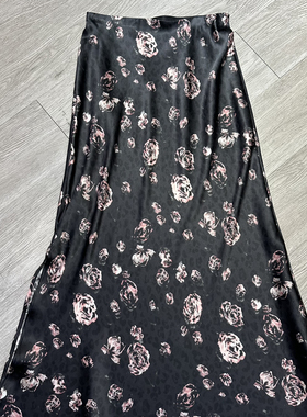 布谷-绉缎高腰斜裁鱼尾半身裙（含100）(不含上衣)YS61-G20