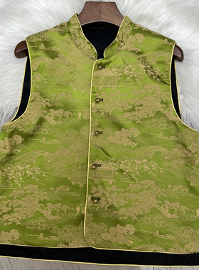 布谷-新中式国风唐装两面穿马甲外穿独特时髦漂亮马甲A9627