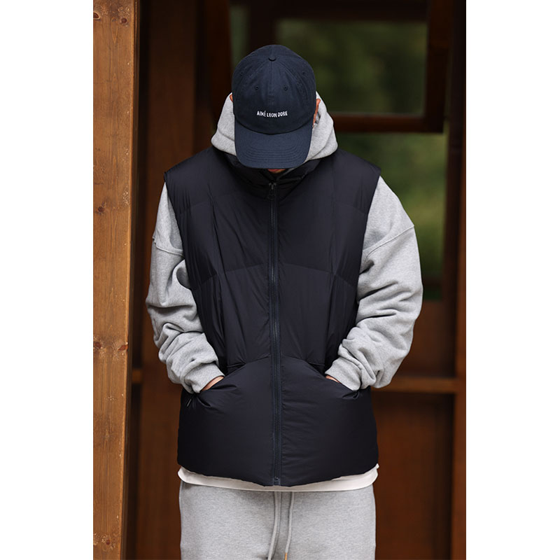 男士立领羽绒马甲坎肩背心