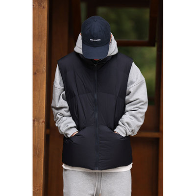 男士立领羽绒马甲坎肩背心