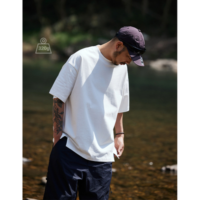 320g重磅男士短袖T恤休闲宽松