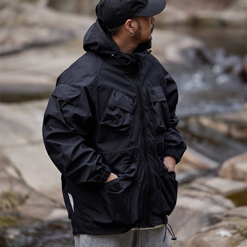 Quentin Marx山系户外男士羽绒服两件套加厚保暖中长款棉服外套冬