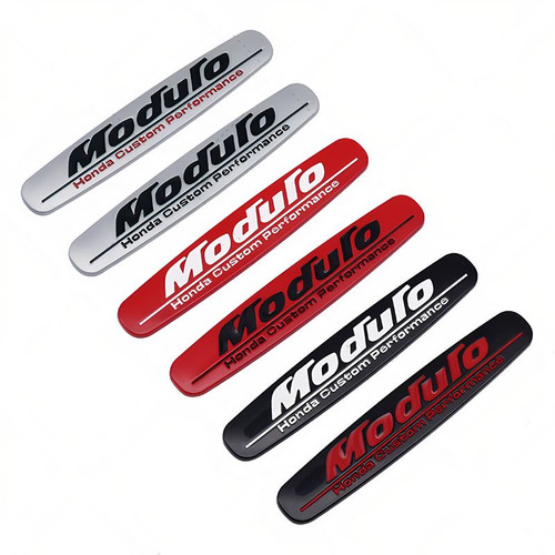 适用于飞度冠道雅阁凌派性能版车标立体金属车标贴Modulo立标 贴