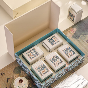 高端白茶包装盒空礼盒半斤散茶安吉福鼎白茶叶礼品盒空盒通用定制