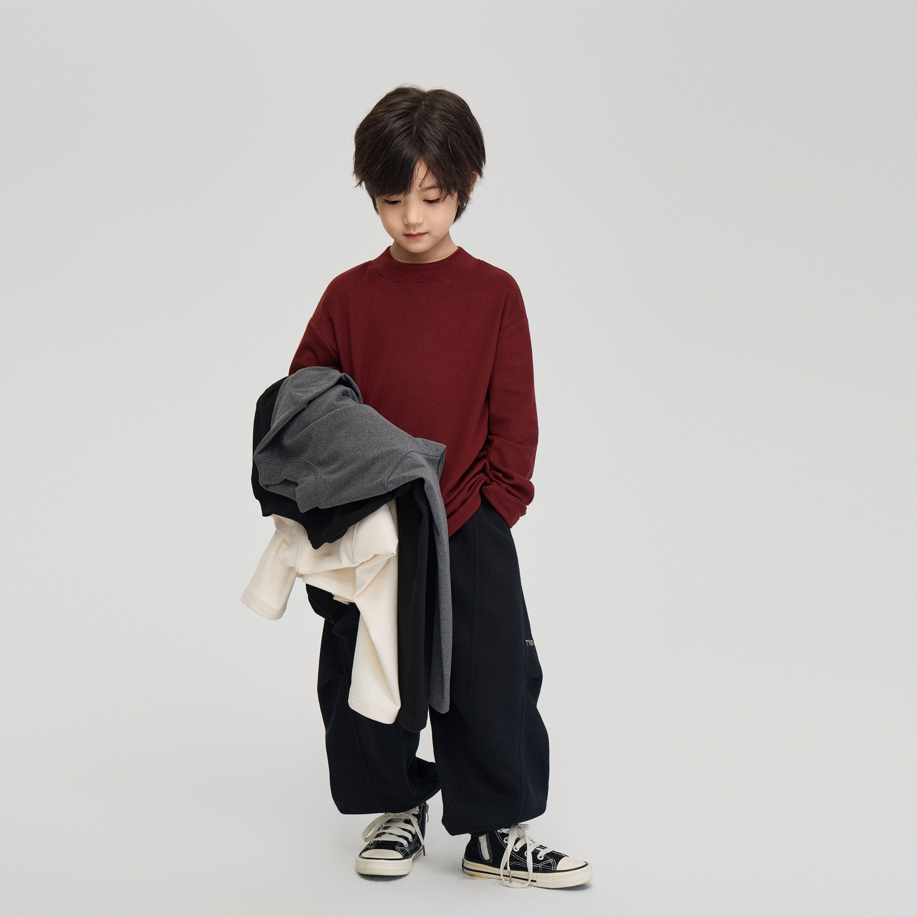 2025秋冬童装新款儿童基础百搭长袖T恤男童柔软保暖半高领打底衫,童装/婴儿装/亲子装,T恤,淘宝优惠券,粉丝福利购,淘宝优惠卷