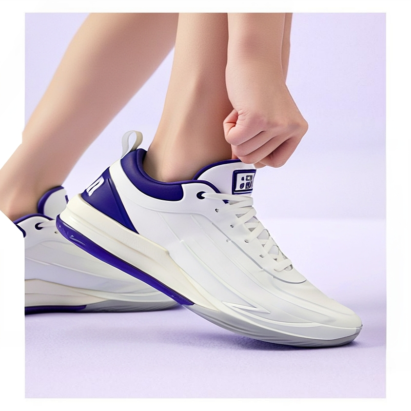 安踏锋芒1STYLE丨皮质男子缓震球鞋防滑耐磨专业实战运动篮球鞋男