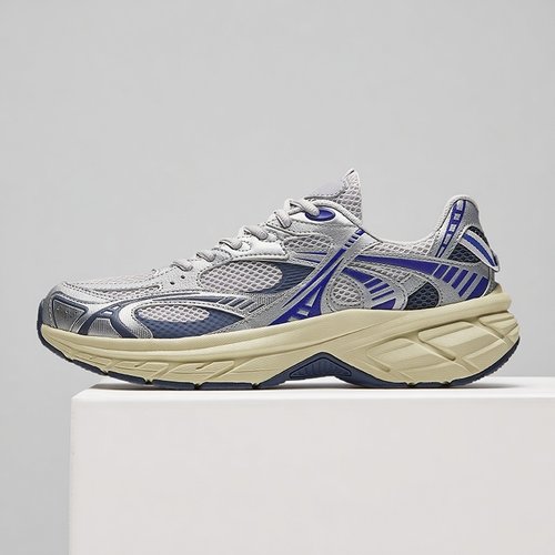 安踏AT2002丨千禧Y2K风女子复古跑步鞋夏季银色潮流运动鞋子跑鞋