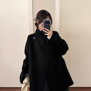 含80羊毛 Jin 超大牌羊毛外套 绒10桑蚕丝韩系简约款 1128 cover