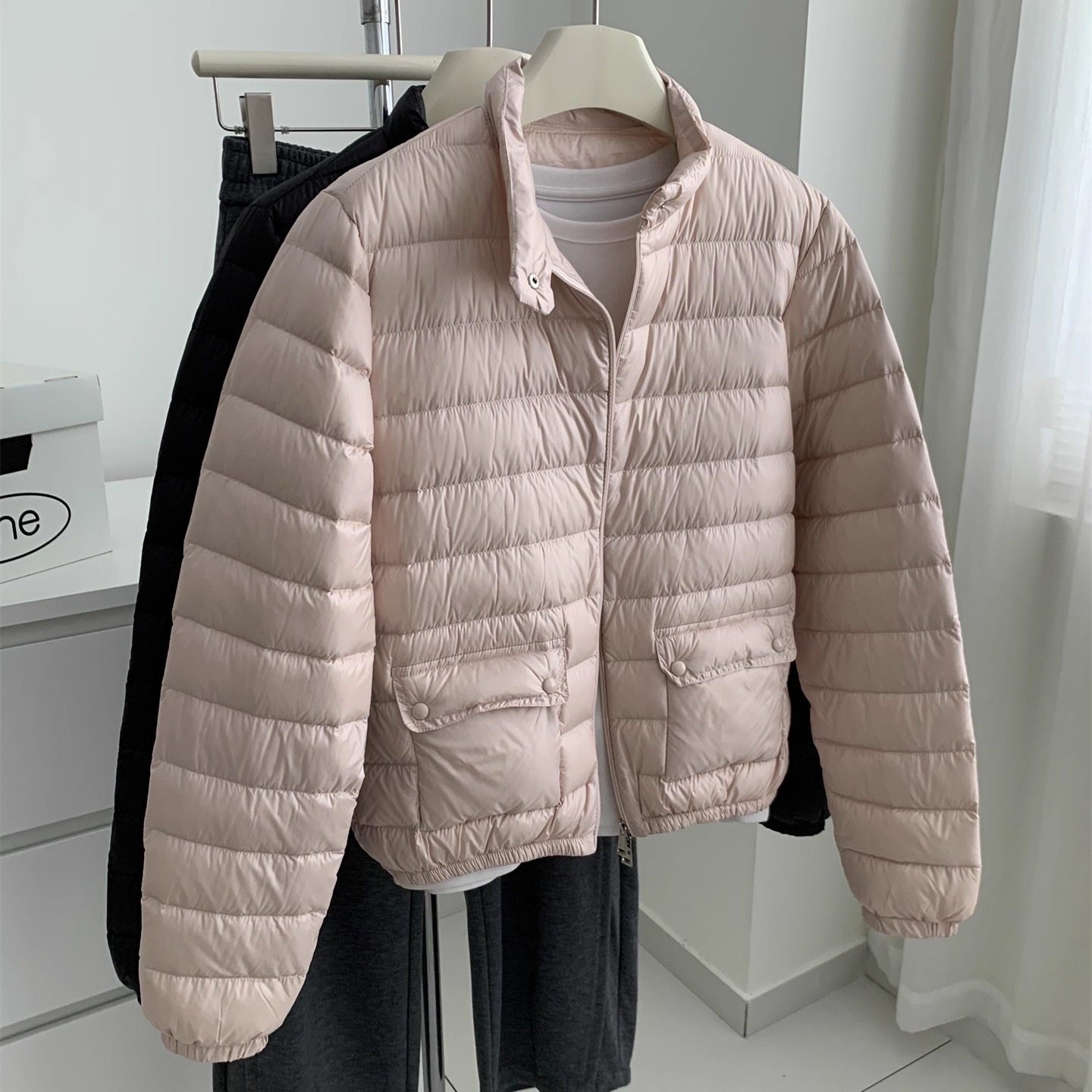 轻便保暖排骨羽绒服外套