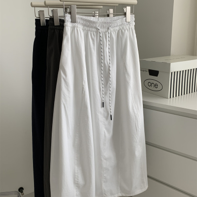 工装风花苞气球裙中长款裙子