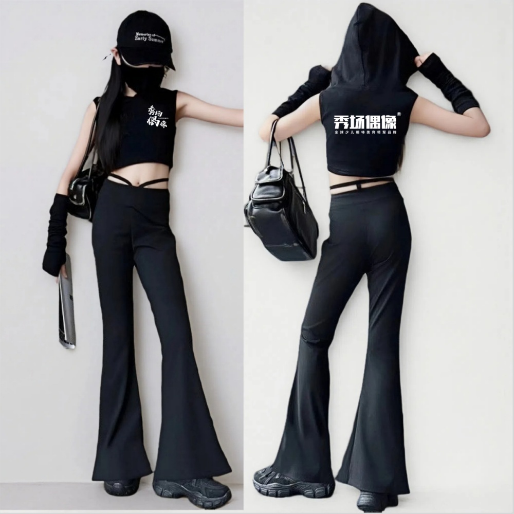 女童爵士舞套装夏季新品