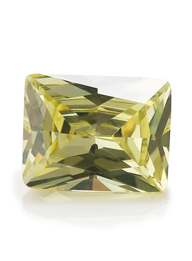 2x3--6x8mm 5A 梧州合成宝石  长方形直角橄榄黄锆石 裸石水钻