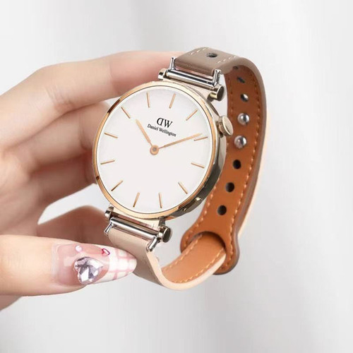 适用DW女款32mm手表表带36mm个性皮表带链男款40mm通用16mm 18mm