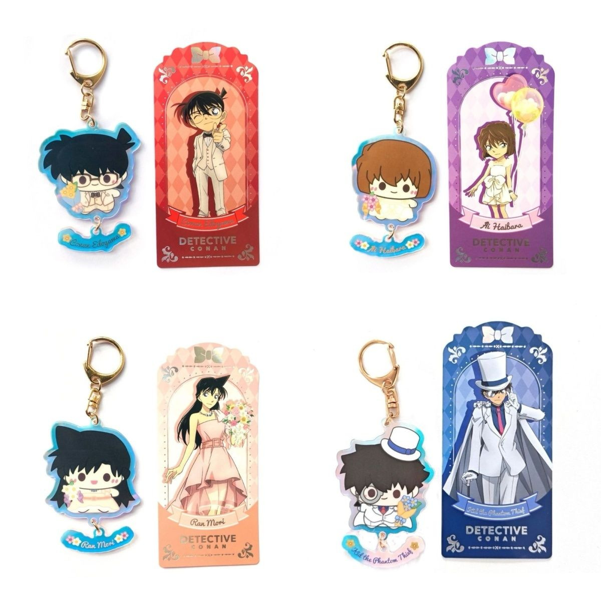 灵动创想名侦探柯南30周年纪念亚克力挂件周边 自制 高颜值钥匙扣