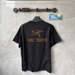始祖鸟Arcteryx Kragg SL男款背后双Logo款纯棉短袖T恤X9535