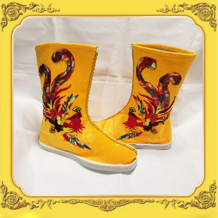 双凤大靴王母娘娘 观音菩萨 老母 女娲娘娘等 贡奉用鞋供奉佛像靴