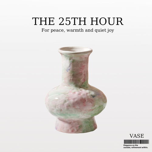 THE25TH手工彩绘法式陶瓷花瓶