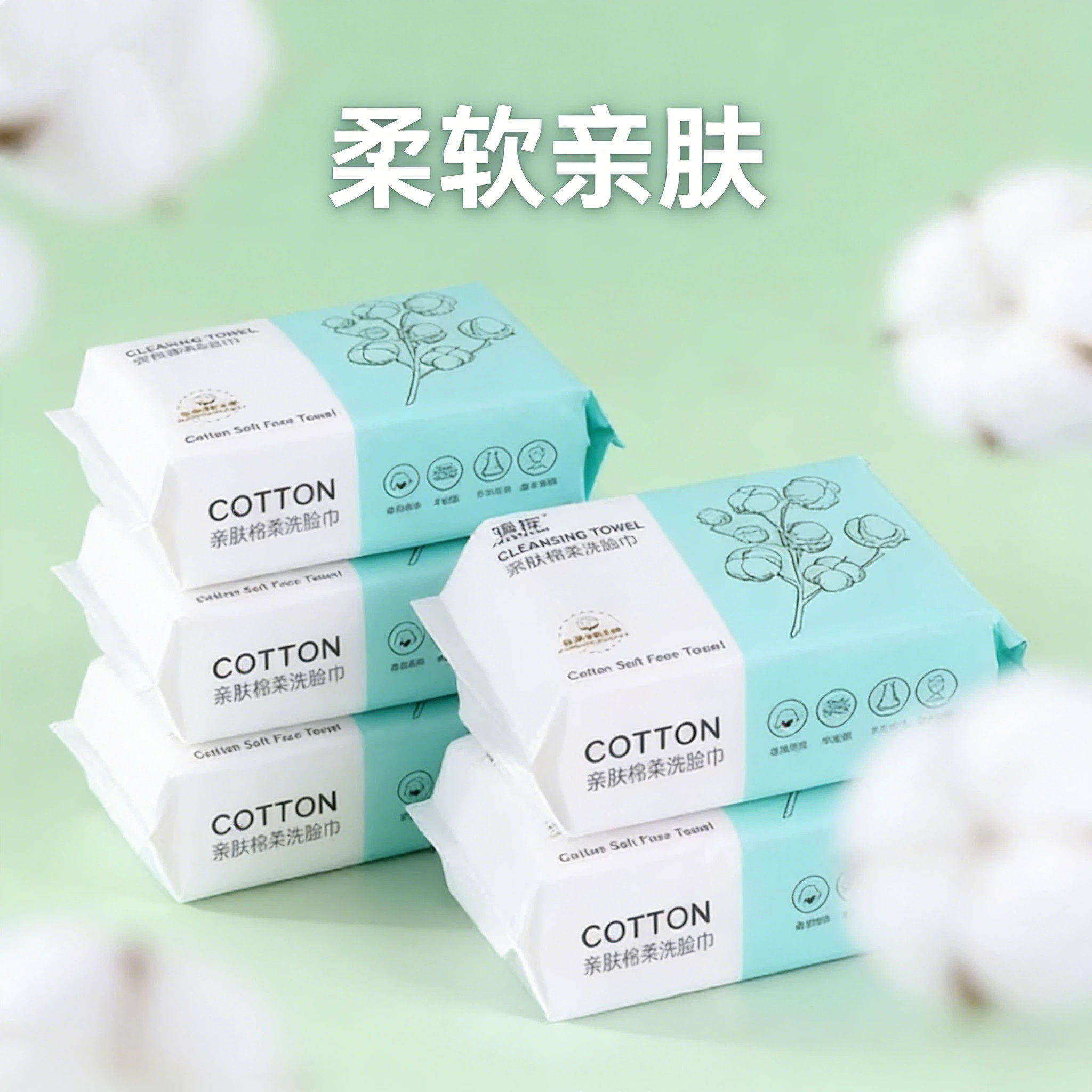 2元好物88vip不攒洗脸巾一次性加厚抽取式棉柔巾婴儿面巾家用美容图片