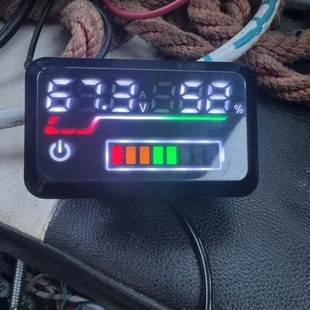 通用电池铅酸专用电量显示仪表三元数48V60V72V磷酸多串锂锂