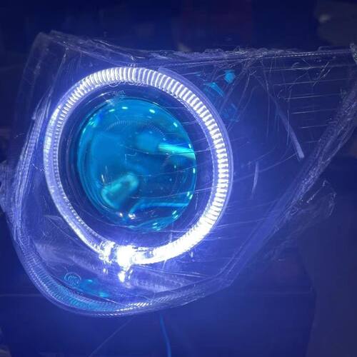 鬼一鬼火LED透镜电动车鬼火led大灯可调蜂窝直上75W85W鬼火透镜