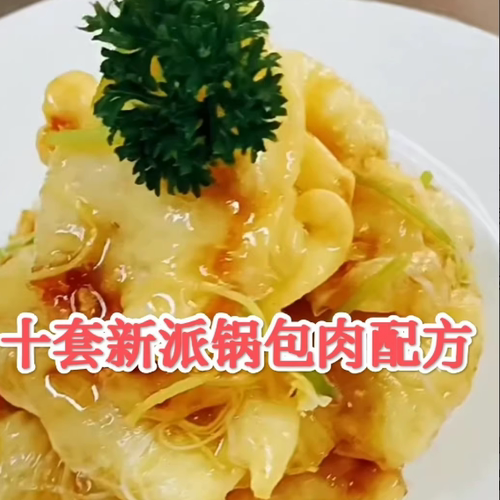 十套锅包肉全套技术配方教程内容详细适合创业摆摊（发BD网盘）
