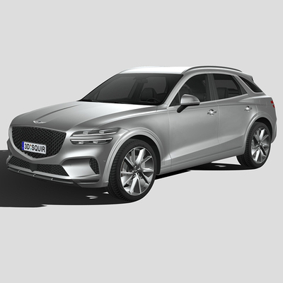 捷尼赛思GV70模型3Dmax C4D犀牛Rhino blender CAD高精度简单内饰