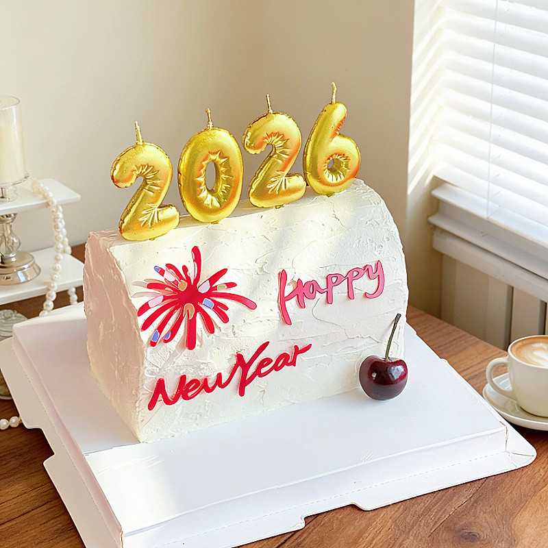 2026跨年气球数字蜡烛蛋糕装饰马年除夕新年快乐亚克力礼花插件,节庆用品/礼品,节日装扮用品,淘宝优惠券,粉丝福利购,淘宝优惠卷