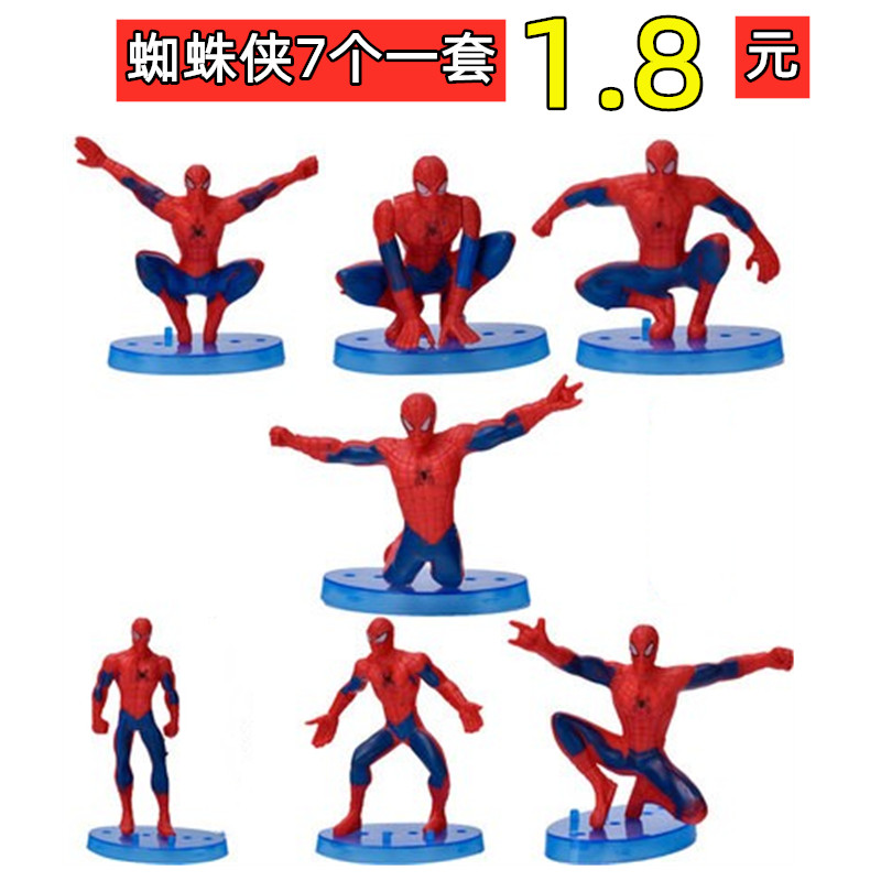 小男孩卡通蜘蛛侠生日蛋糕