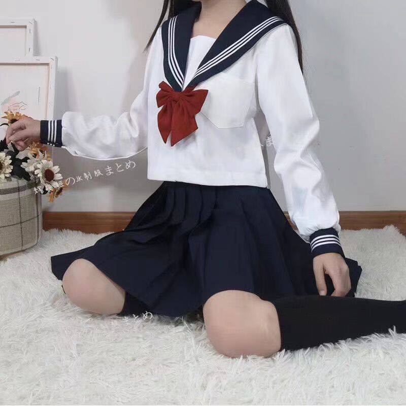 正统jk制服裙正版日系水手服套装原创不良短裙校园风黑三本基础款