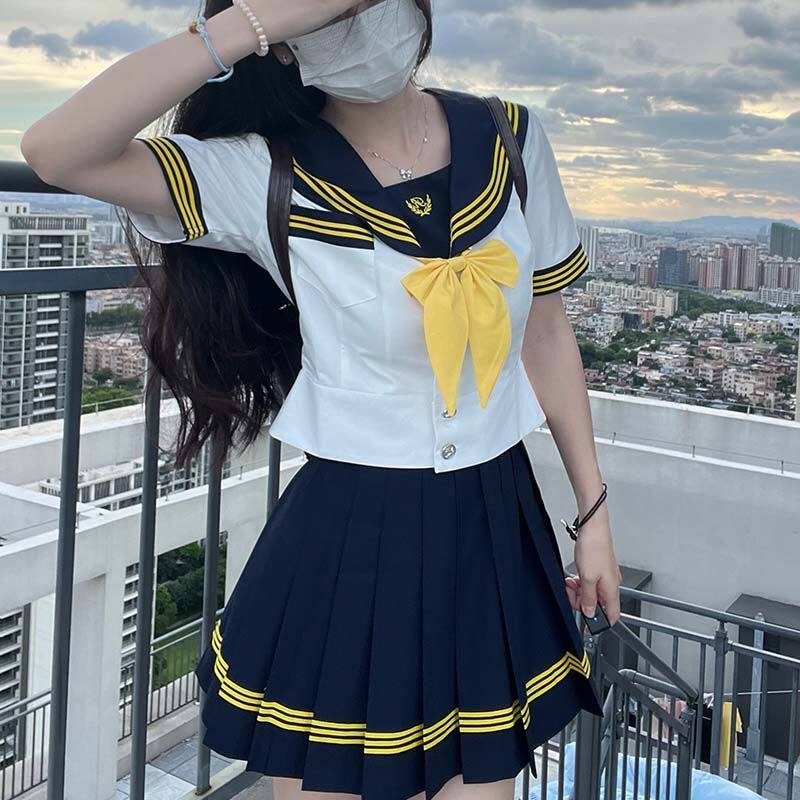 次元联盟  【日藏】 原创JK制服套装水手服女短袖夏日系学院风