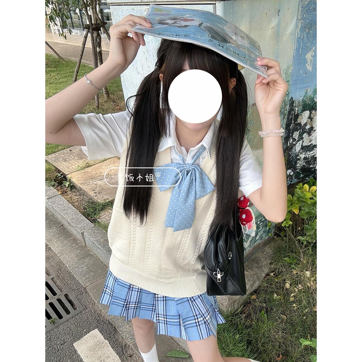 JK制服套装女学生马甲背心秋季新款上衣日系学院风百搭针织衫毛衣
