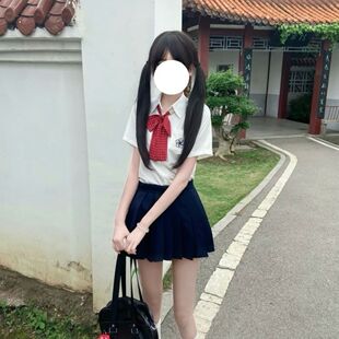 【3.4万人收藏】小个子穿搭原创JK制服樱花刺绣短袖衬衫百搭百褶