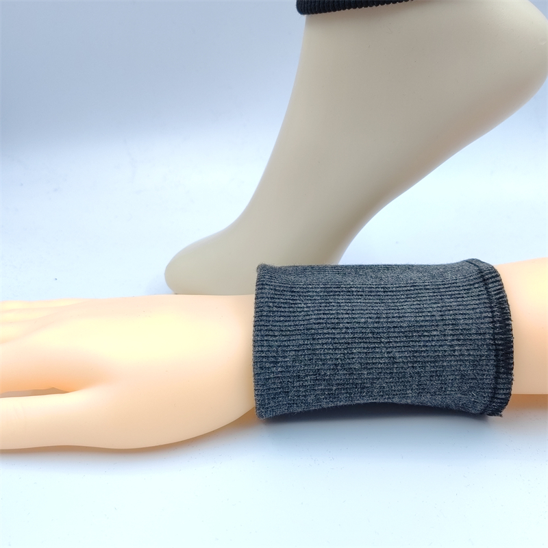 防风罗纹松紧袖口黑色加长棉花